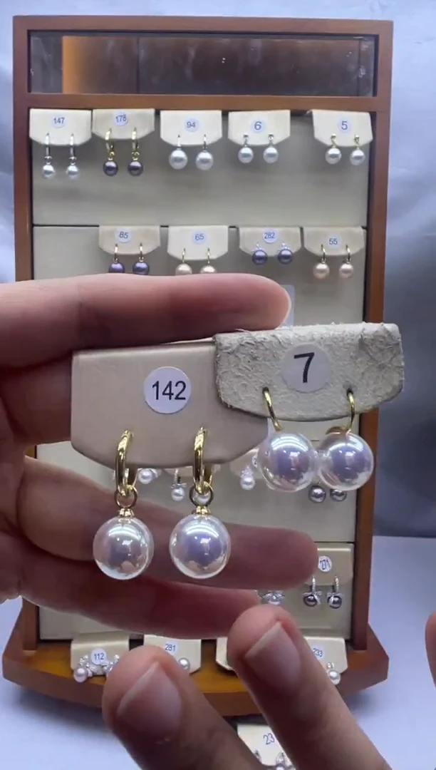 未镶嵌耳饰淡水珍珠142+7