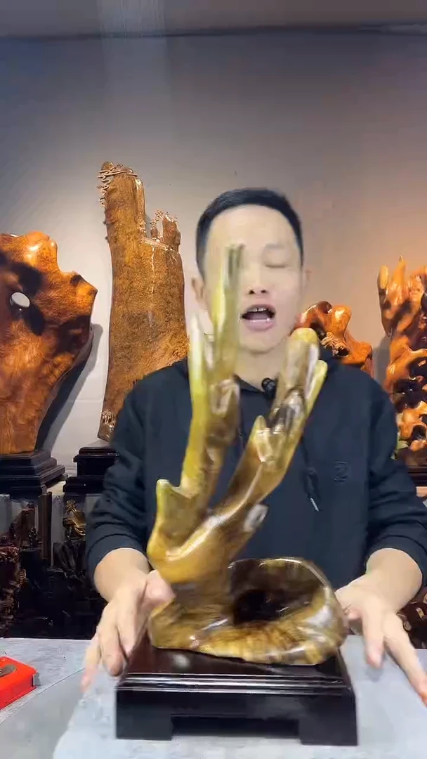 金丝楠三*小叶桢楠随行摆件6