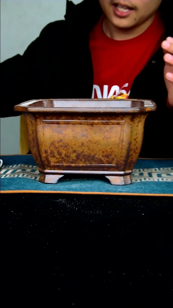 【闪购商品】紫砂花盆19*10.5内径紫砂花盆