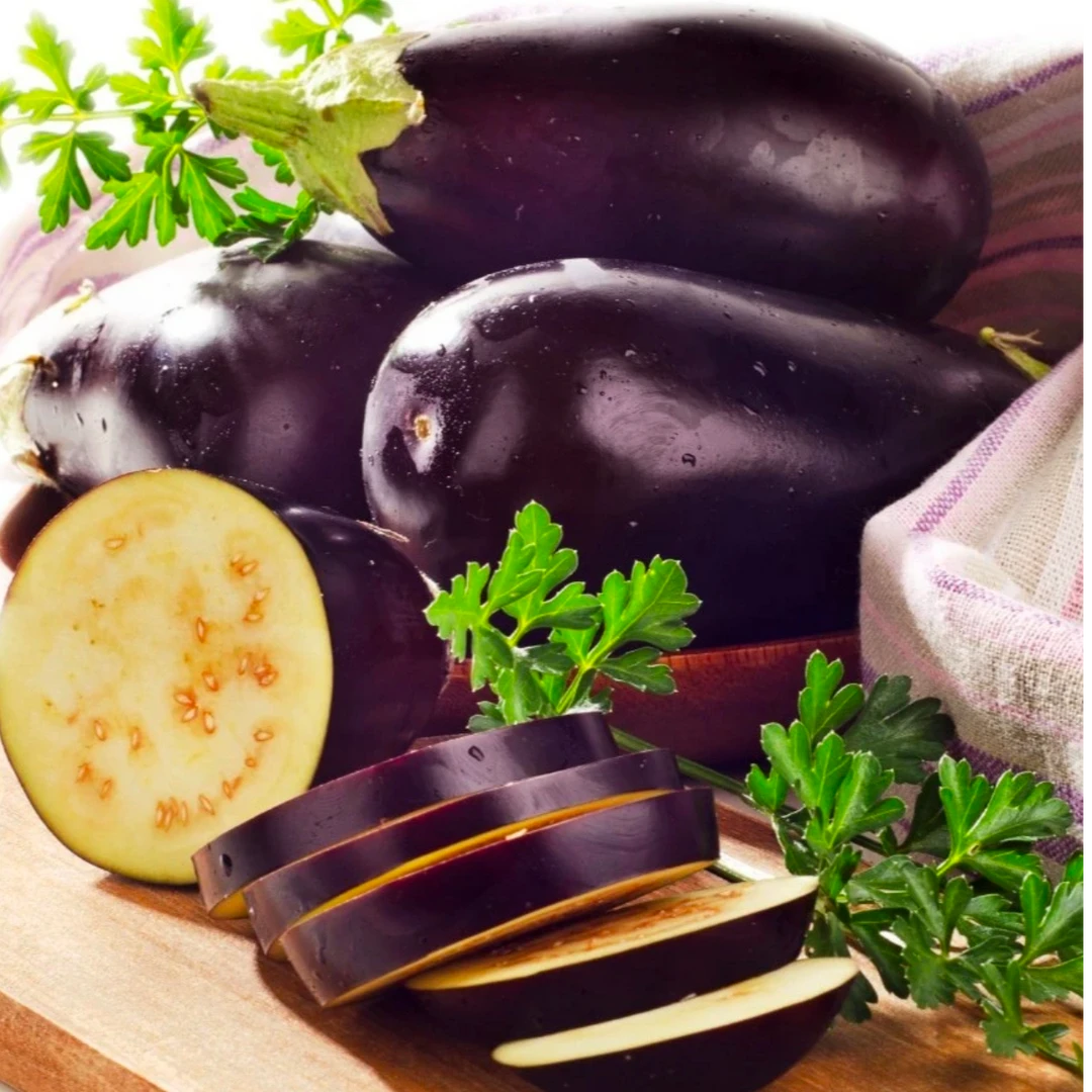 早熟甜糯烧烤茄子种子皮薄紫黑色甜糯春夏秋四季播