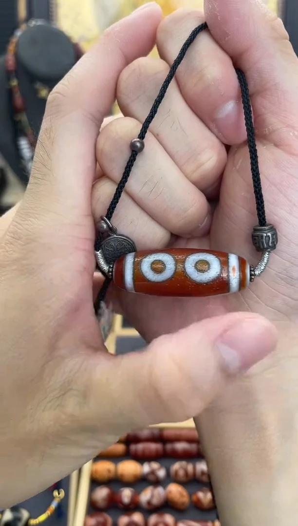 玛瑙/玉髓颈饰未镶嵌行运五眼闪电锁骨链