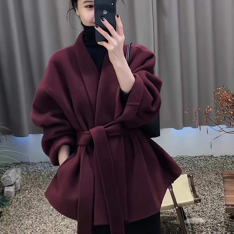 欧货重磅2025年冬新款女装时髦气质简约大衣外套高级穿搭漂亮上衣