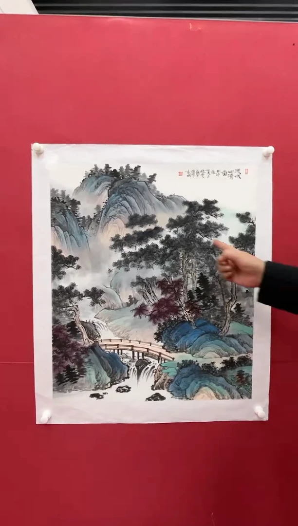 【闪购商品】绘画赵燮-4平尺-山水-纸片