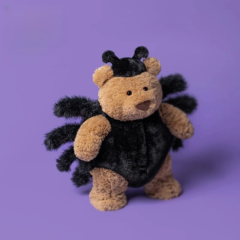 英国圣诞节新品Jelly巴塞罗熊蜘蛛装小熊毛绒玩具礼物公仔玩偶