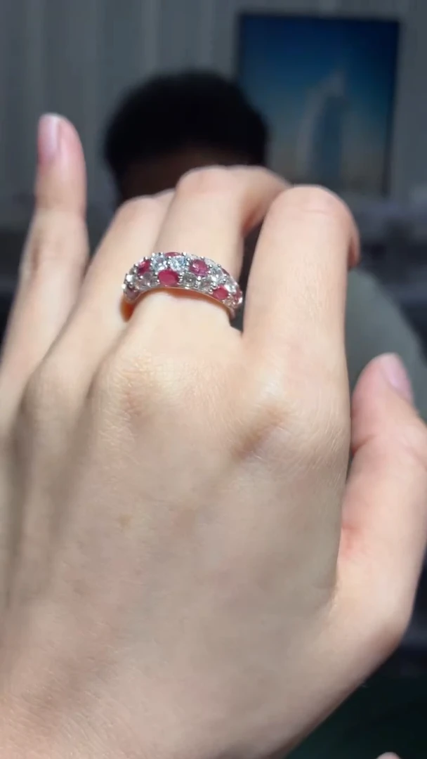 银S925镶嵌其他红宝石（扎德严选）