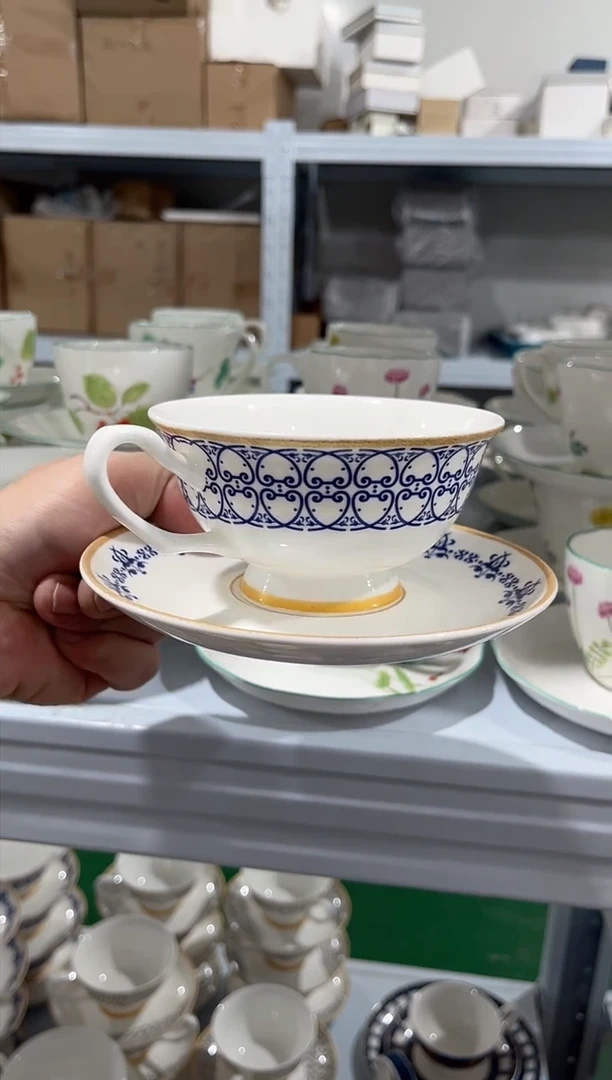 瓷片日用陶瓷（简装）咖啡杯