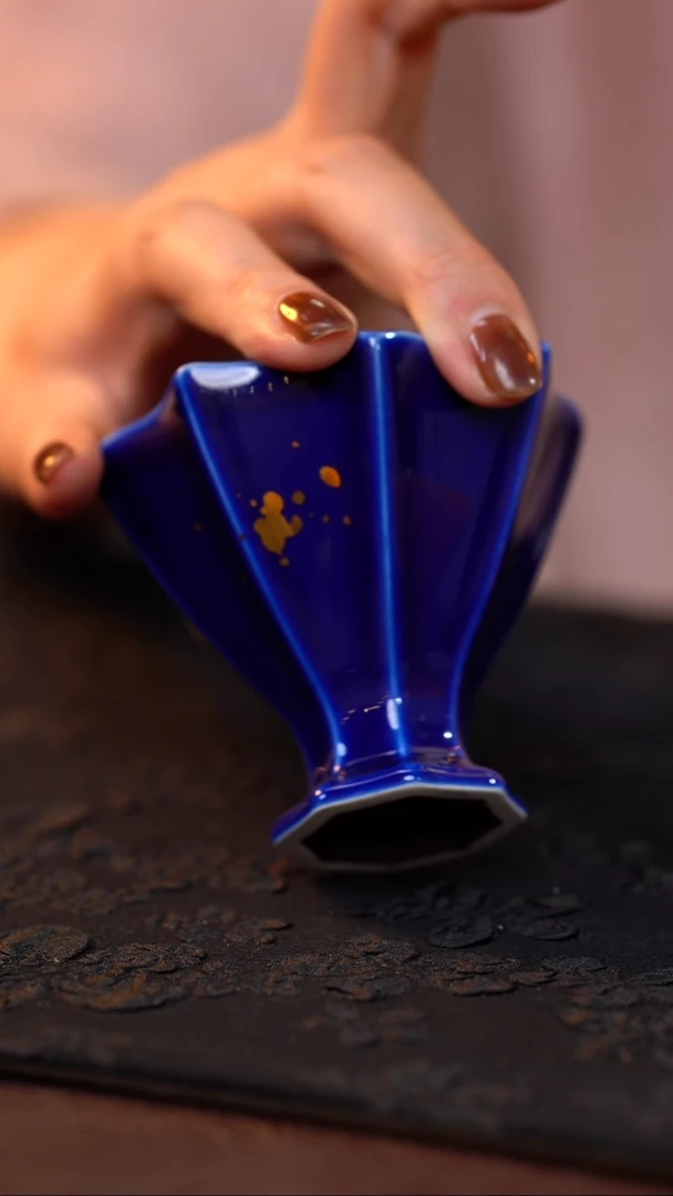 茶杯紫砂【宜景窑系列】摘星