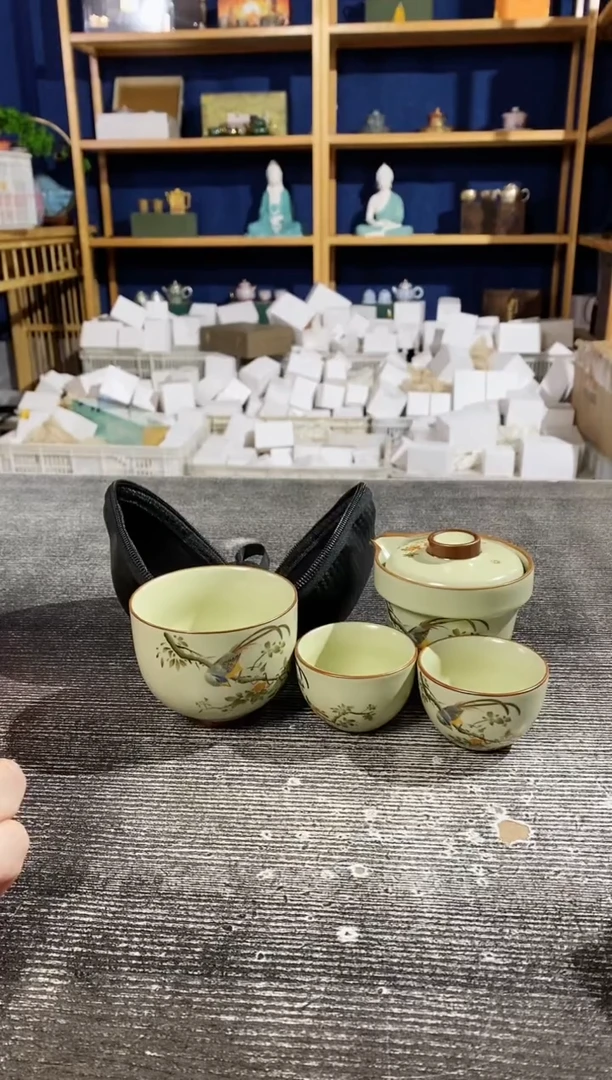 【闪购商品】其他汝窑喜上眉梢旅行套装