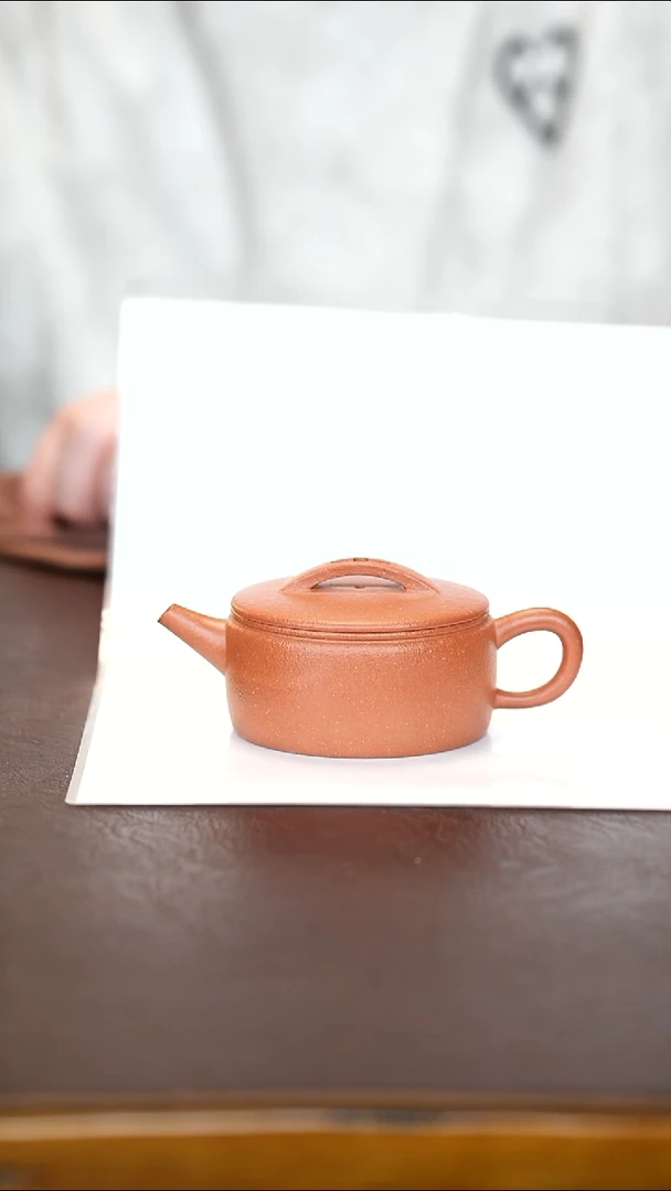 茶壶紫砂【润石堂】精品 纯红降坡