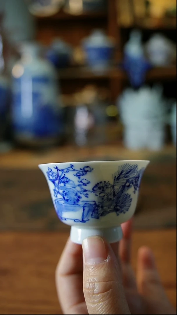 80景德镇手工手绘茶具