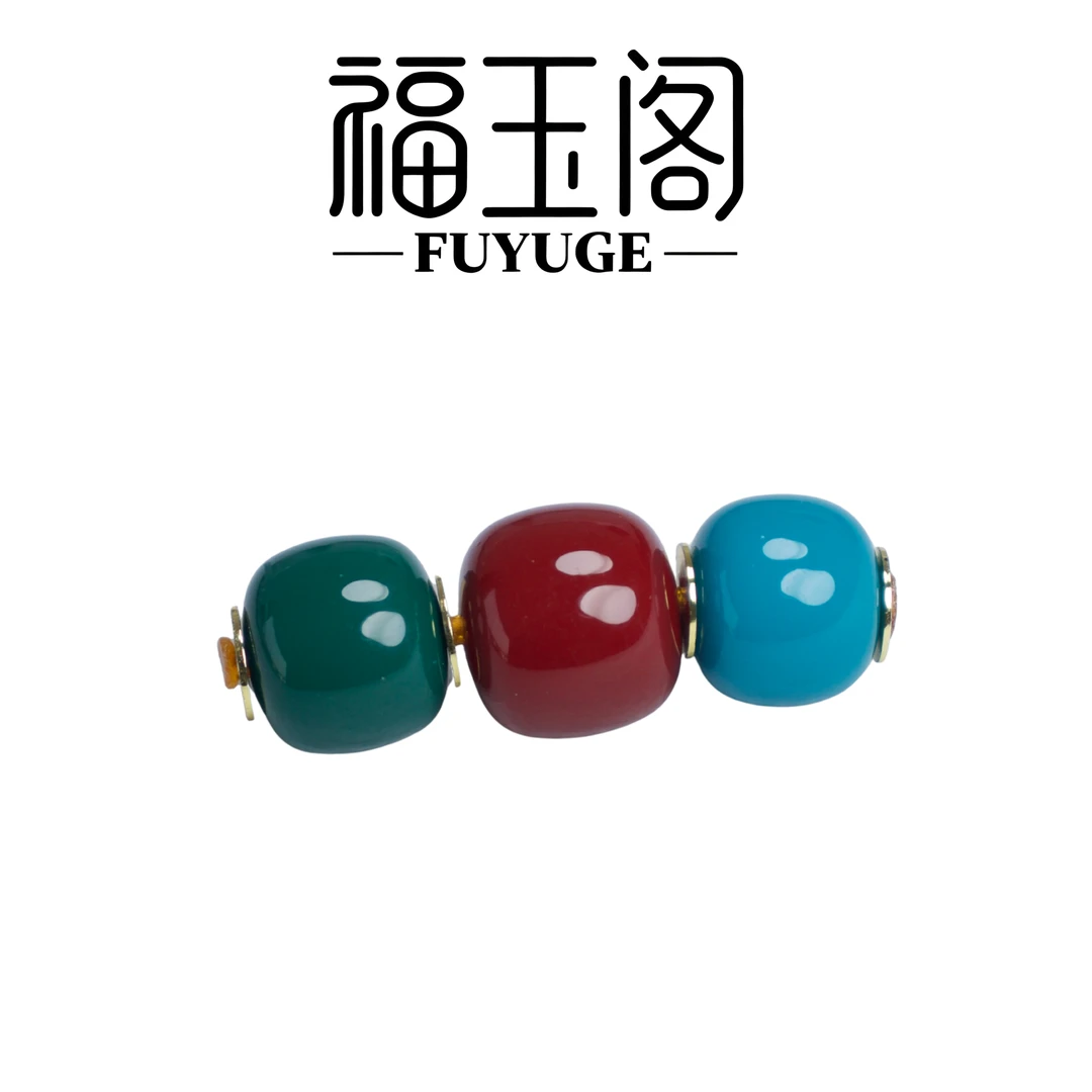 精品手工艺饰品配饰”红绿灯“款三连老邢珠时尚百搭更是网络爆款
