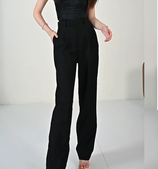 GP193  菲诗菲曼高端定制  春秋款显瘦香蕉裤 WL4480K