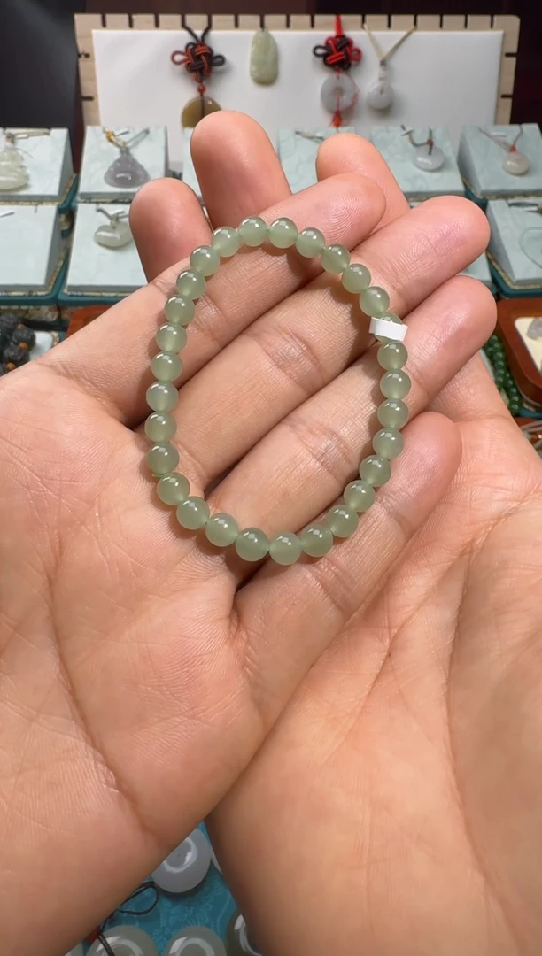 【闪购商品】和田玉手链未镶嵌6mm手串