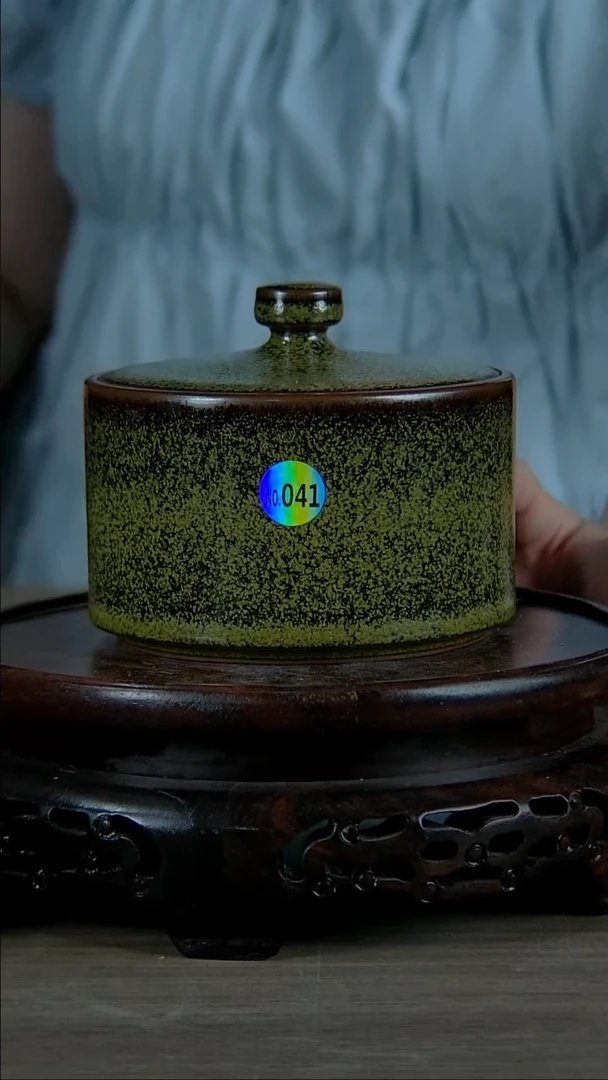 摆件景韵堂茶叶末釉瓷器