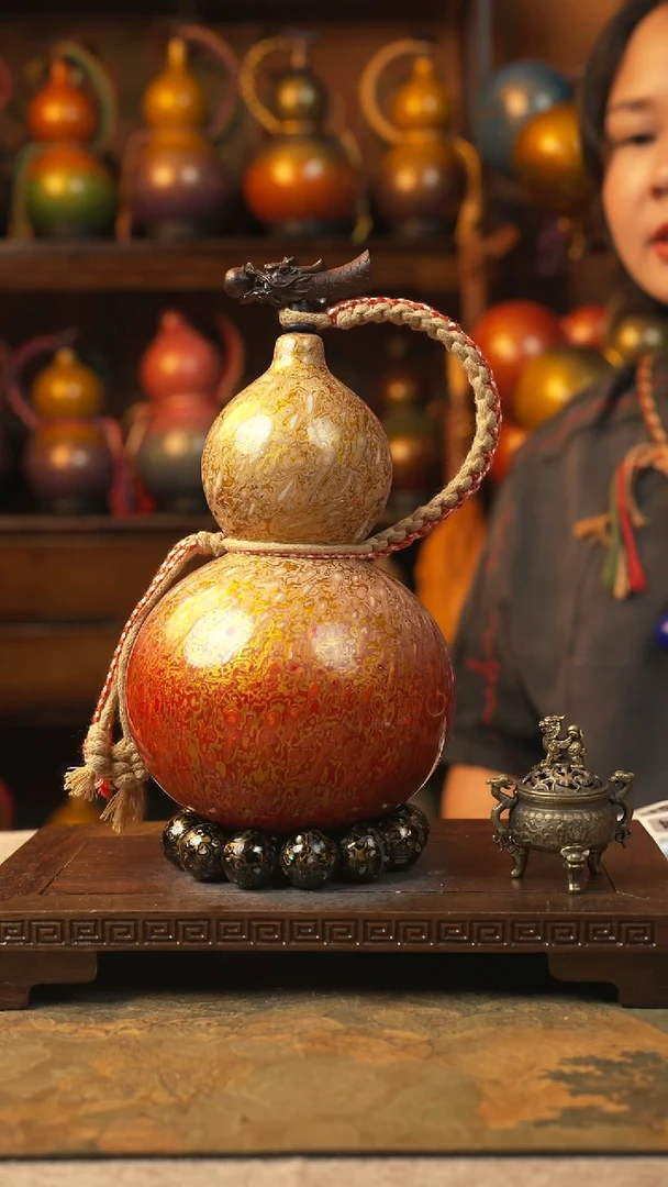 490大漆一物一拍记葫堂出品【不带手串】