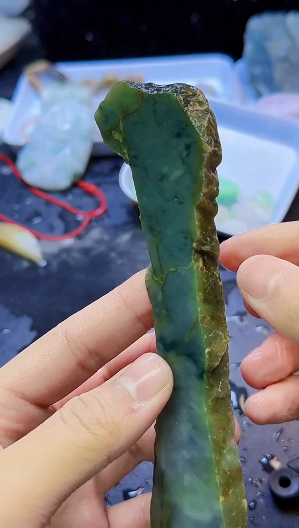 颈饰未镶嵌翡翠过*?091天然A货翡翠