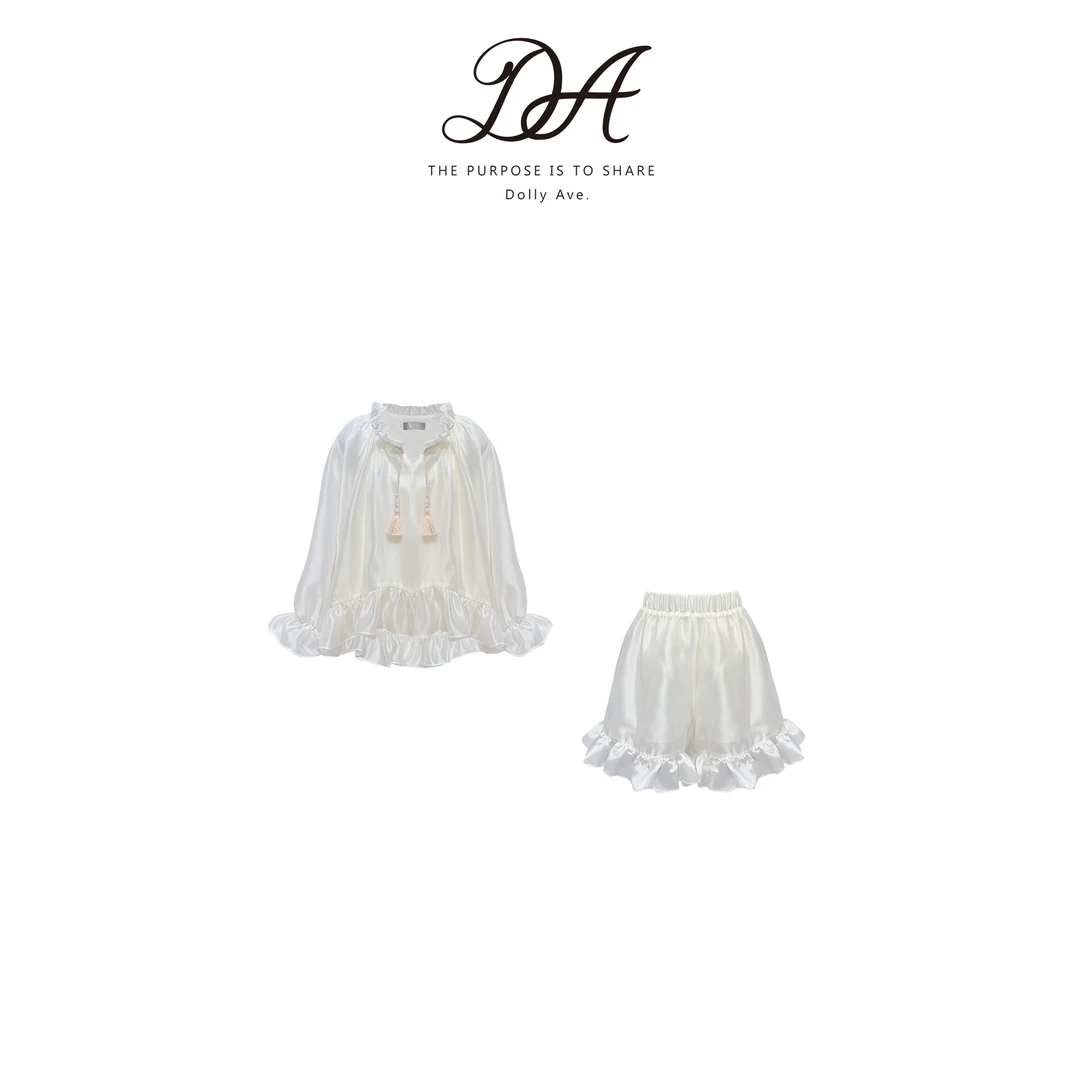 【现货】Dolly Ave 云漫 轻奢丝柔纱气质女童慵懒高级夏季防晒套装