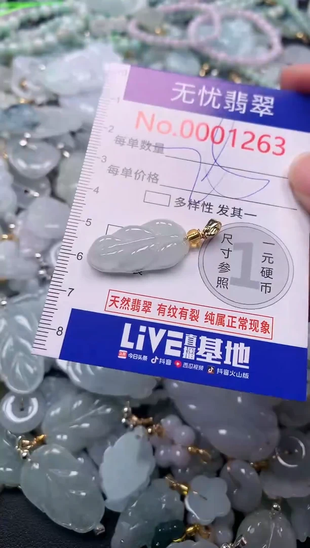 吊坠(不含链)未镶嵌翡翠1263
