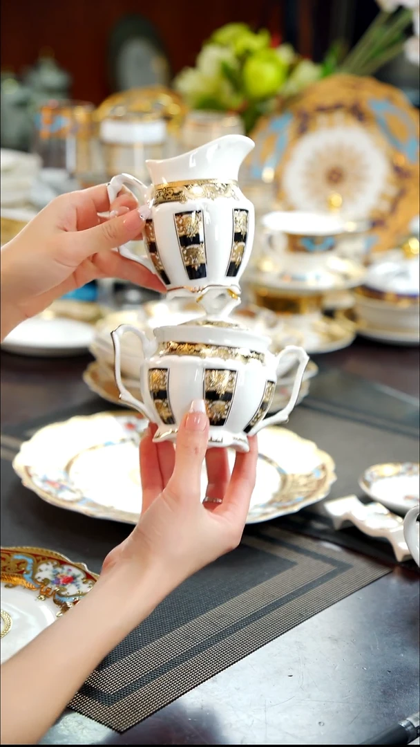 瓷片糖缸+奶缸   福利款