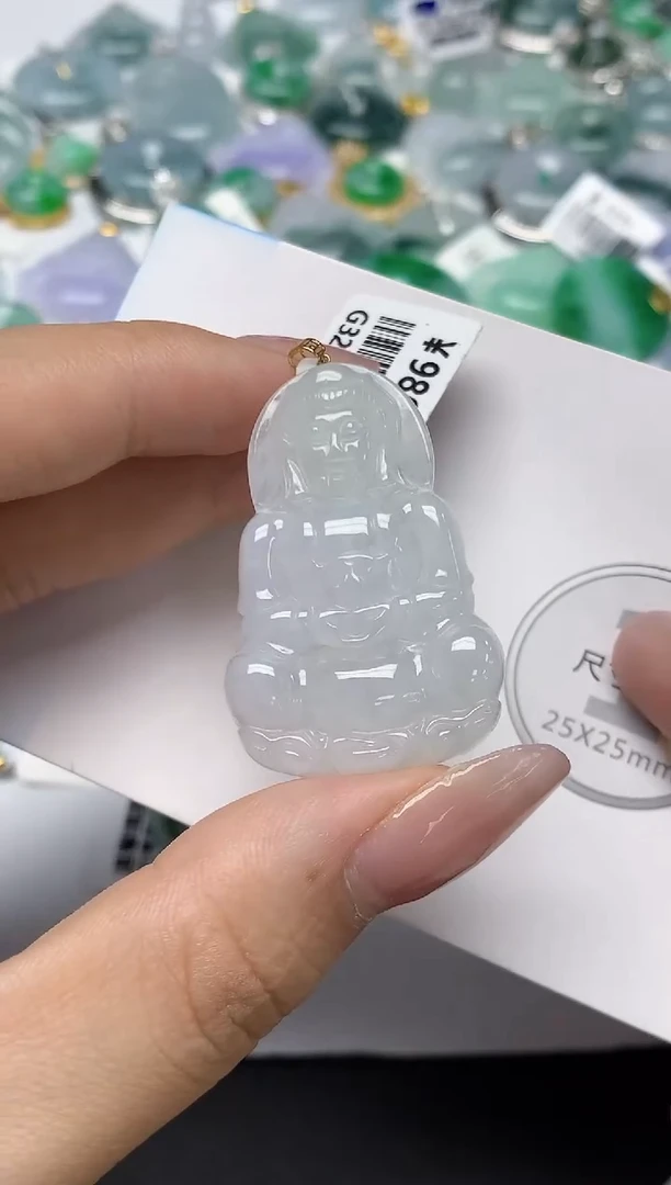 颈饰未镶嵌翡翠天然缅甸a货翡翠百元以上9元证书费自理