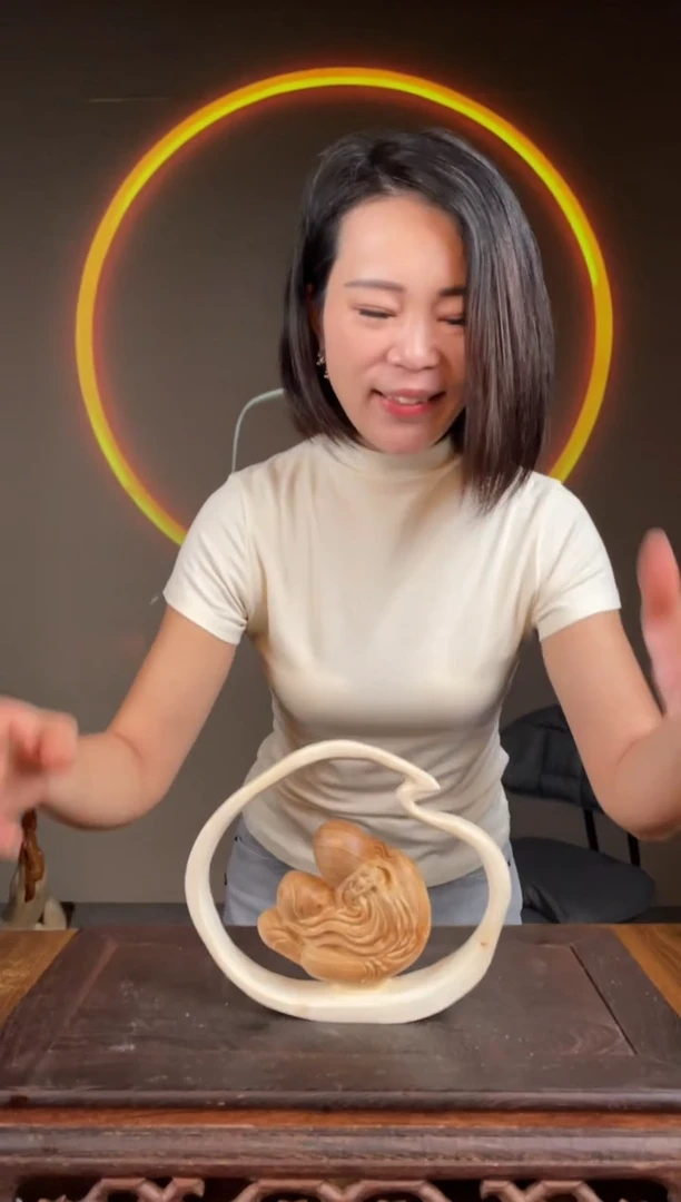 柏木（崖柏）手工摆件,先抢先得! 编号:103