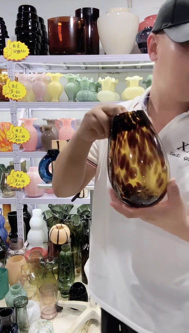 豹纹水滴花瓶.........