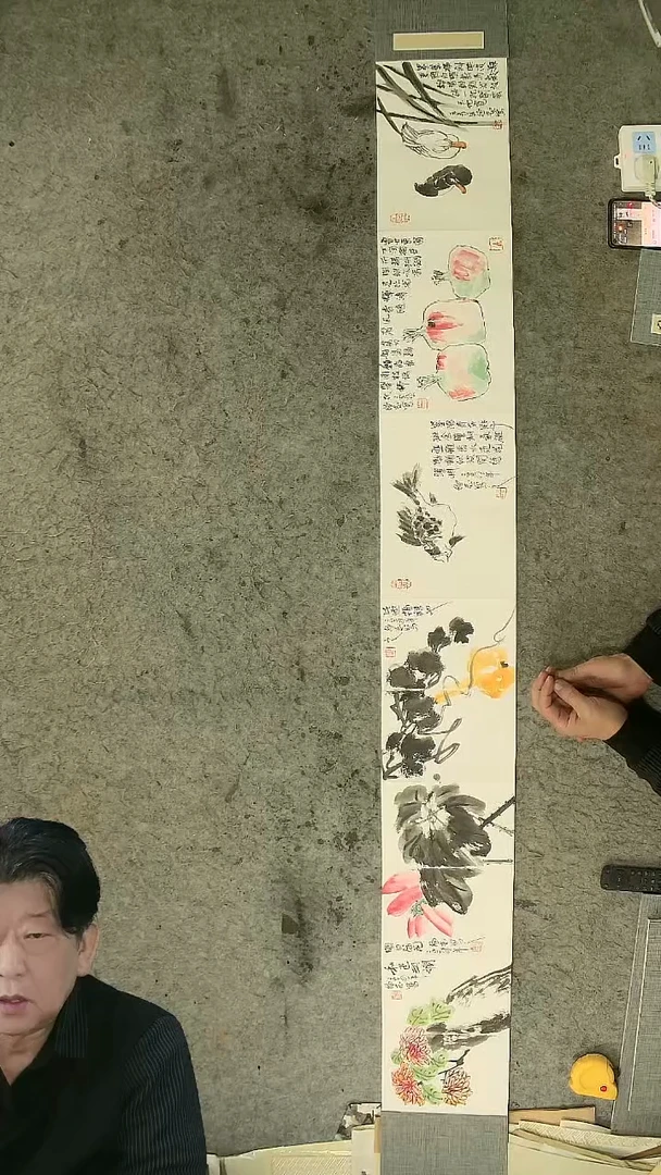 书法20*14cm   12页    温德志老师禅意小品册页