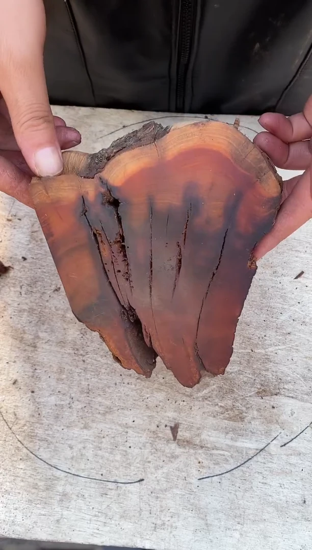 枣木【78】号原木段，尺寸随型