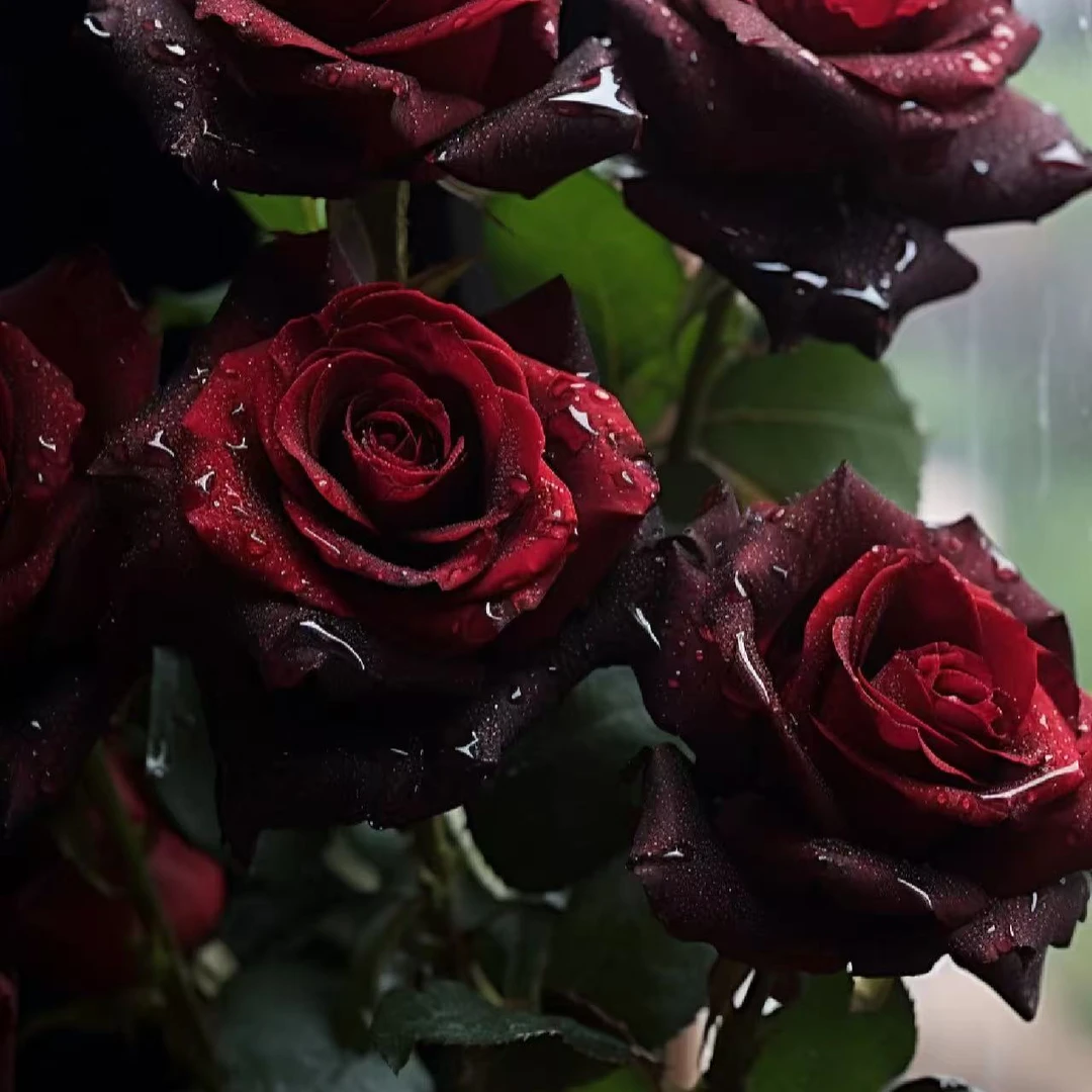 精品月季盆栽黑巴克