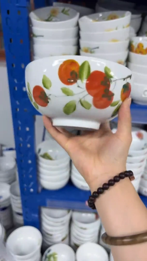 瓷片景德镇手绘釉中彩（食品级）小罗汉碗