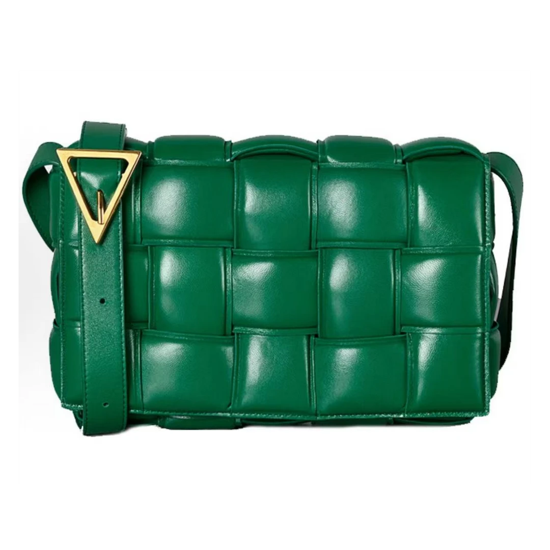95新 BOTTEGA VENETA/葆蝶家 安洁利葆蝶家绿色枕头包