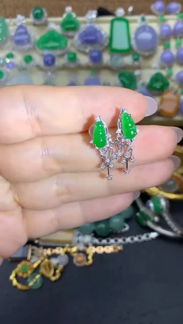 【闪购商品】翡翠颈饰18K金镶嵌402中国好珍宝