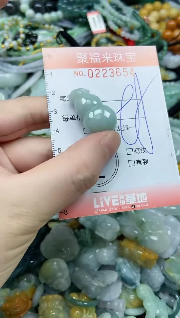 未镶嵌挂件翡翠闪购0223654