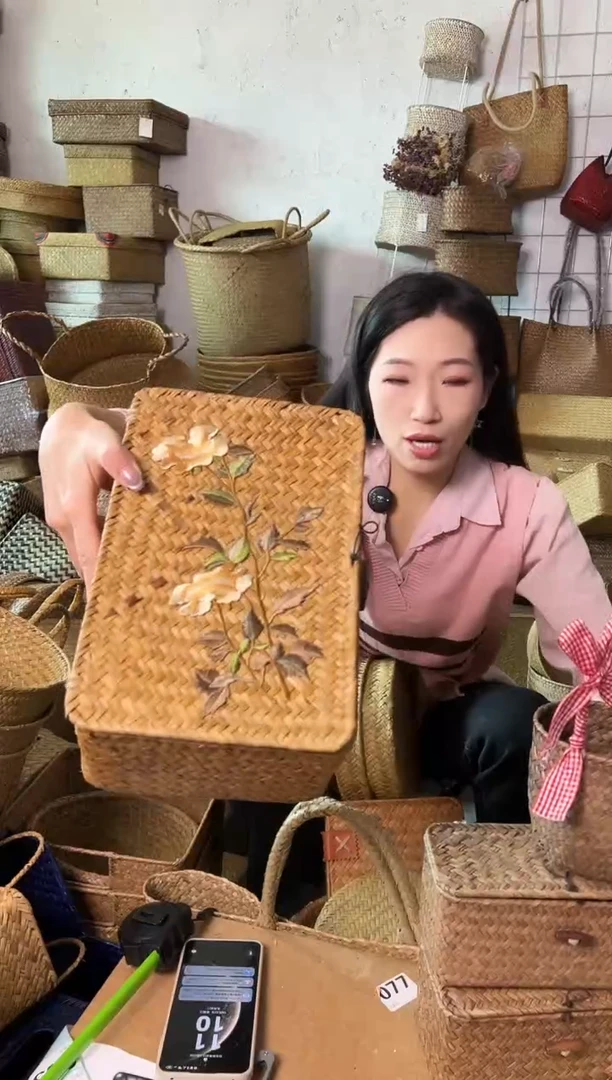 草编草编包/草编收纳盒微瑕疵