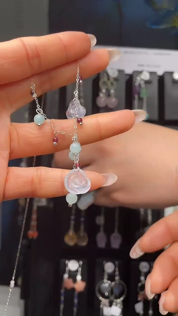 银S925镶嵌耳饰紫晶?****?桃桃逃不掉啦