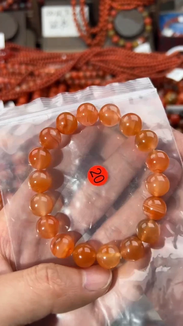 南红玛瑙手串未镶嵌11