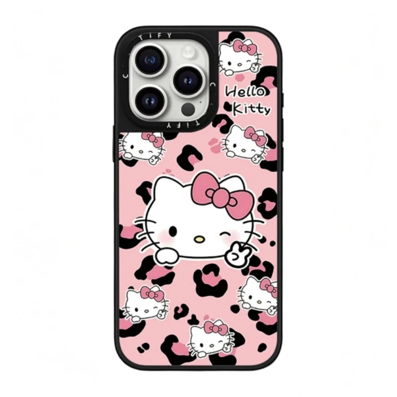 豹纹KT猫适用苹果17promax手机壳case14/15手机壳16pro保护壳17女