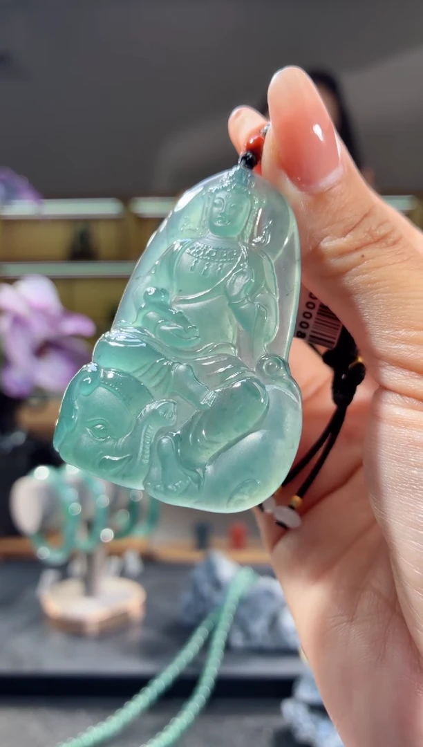吊坠(不含链)未镶嵌翡翠普贤