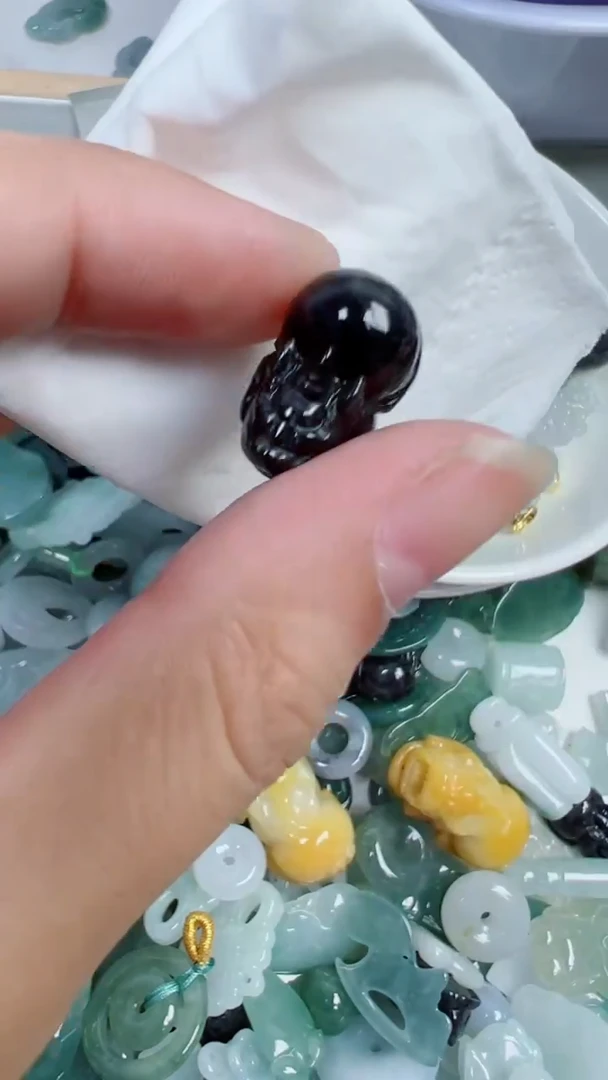 散珠翡翠328号链接，A货翡翠