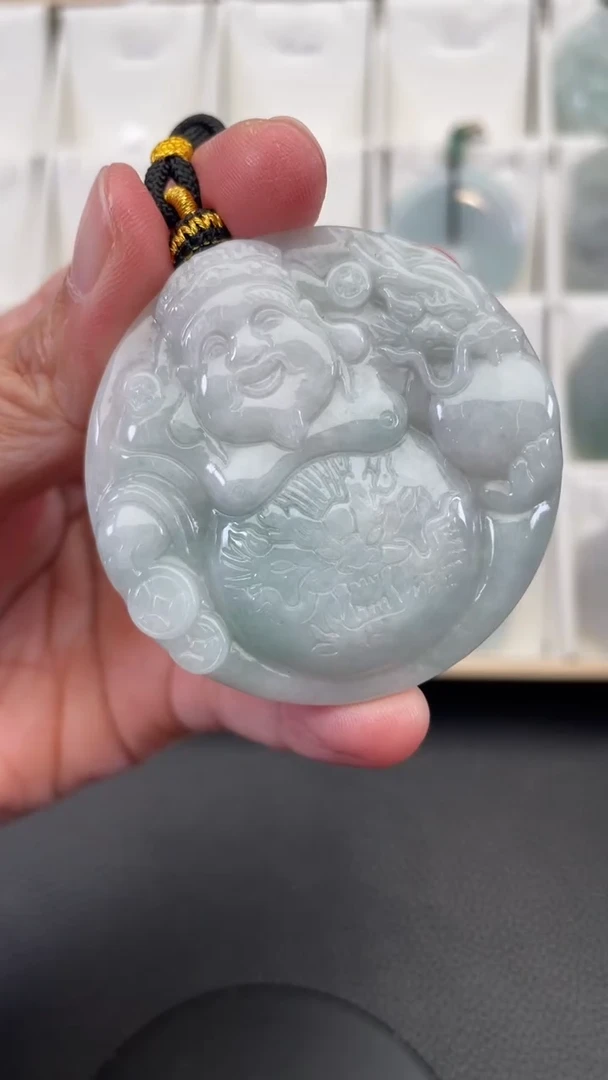 颈饰未镶嵌翡翠天然缅甸翡翠A货510