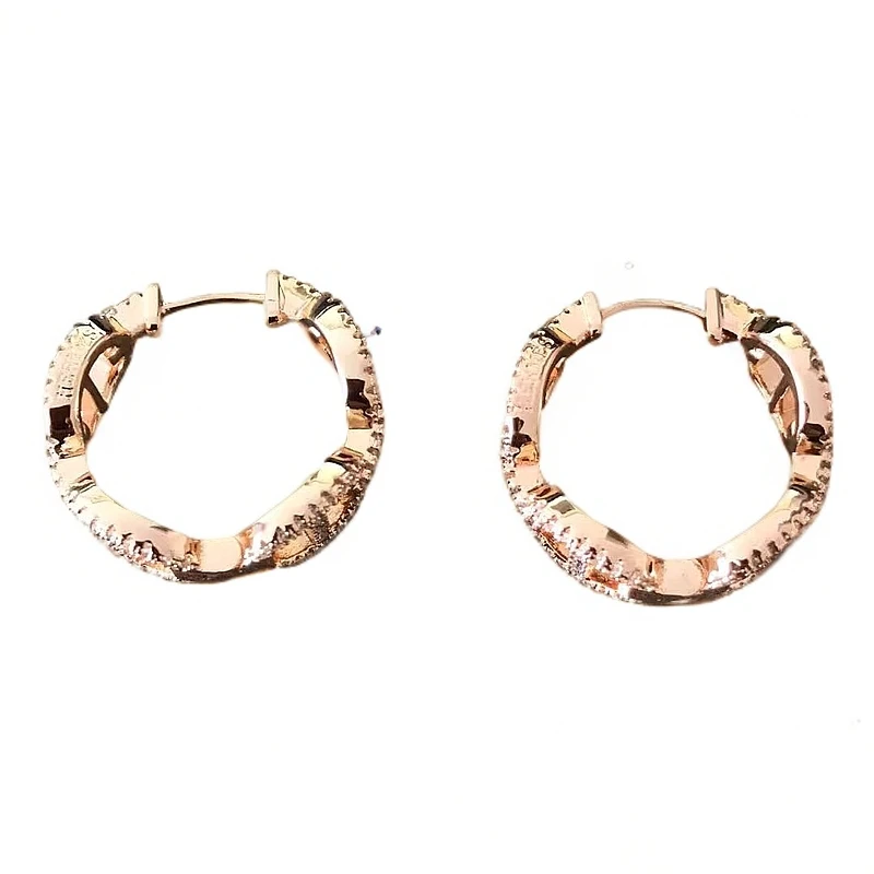 铜合金耳饰 8-8015时尚气质百搭耳钉耳饰ins潮2025新款小众气质