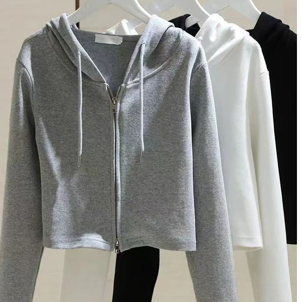 {9401-9600）直播间拍针织衫女2024新款设计感镂空修身短款上衣