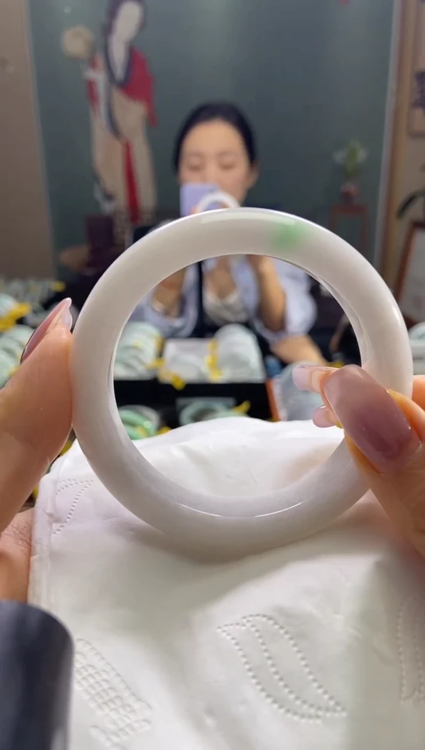 未镶嵌手镯翡翠55.4圈口t