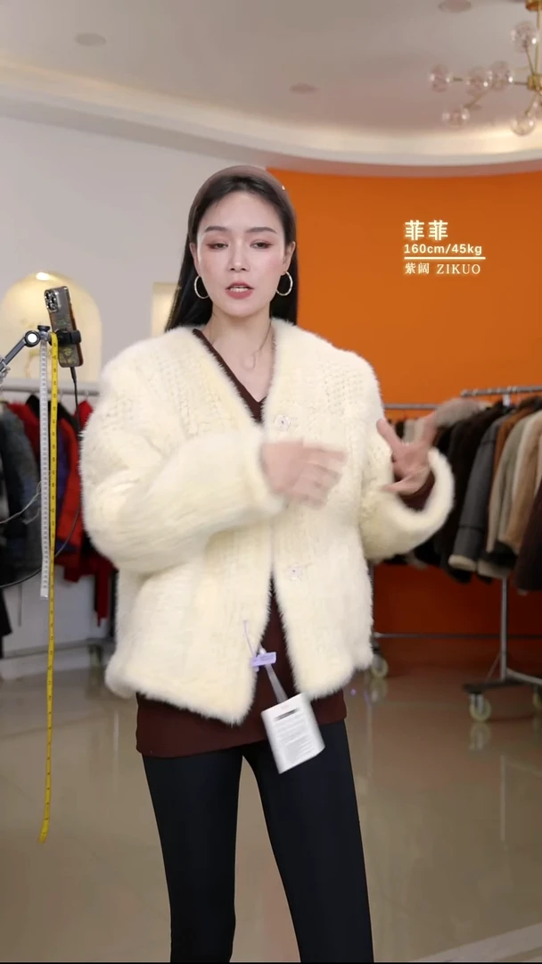 菲菲fay 实时秒杀！水貂编织