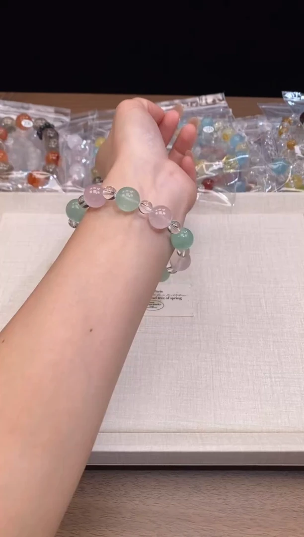 未镶嵌手链水晶万嘉水晶 发一件 序号：205