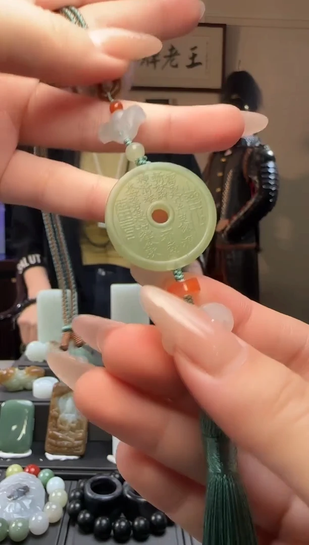 【闪购商品】和田玉山鬼车挂未镶嵌山鬼车挂