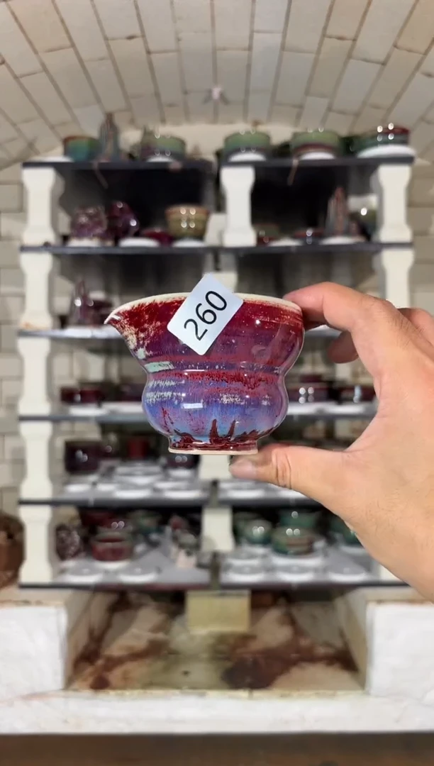 摆件精品窑变钧瓷茶器