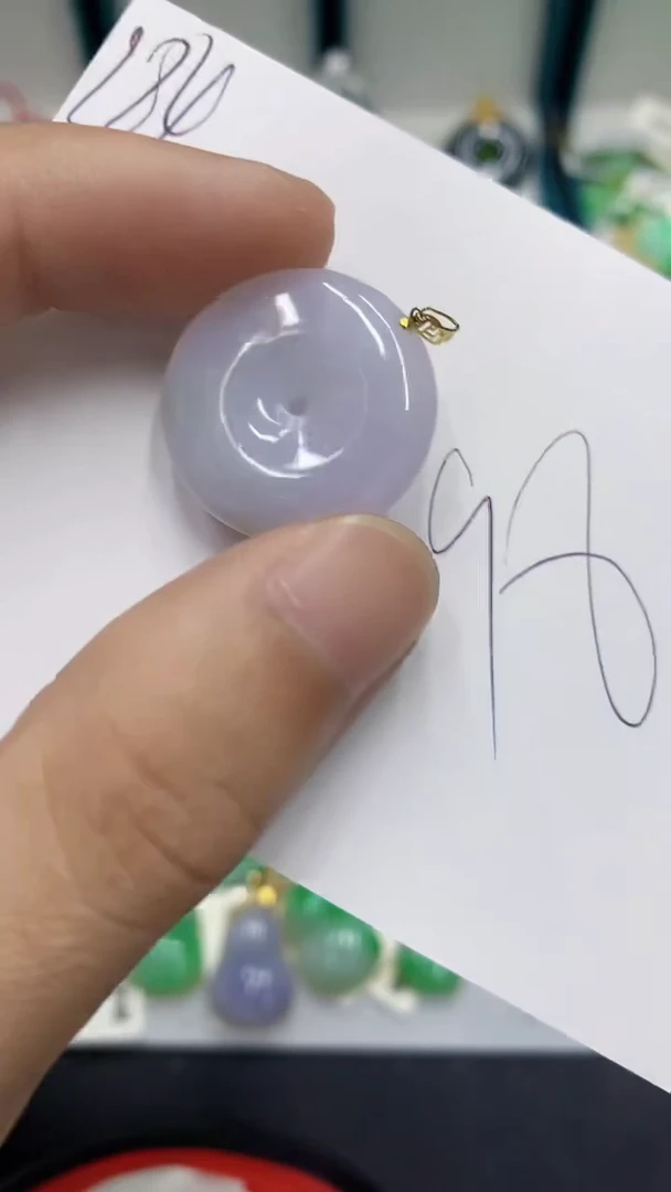 【闪购商品】翡翠颈饰18K金镶嵌翡翠