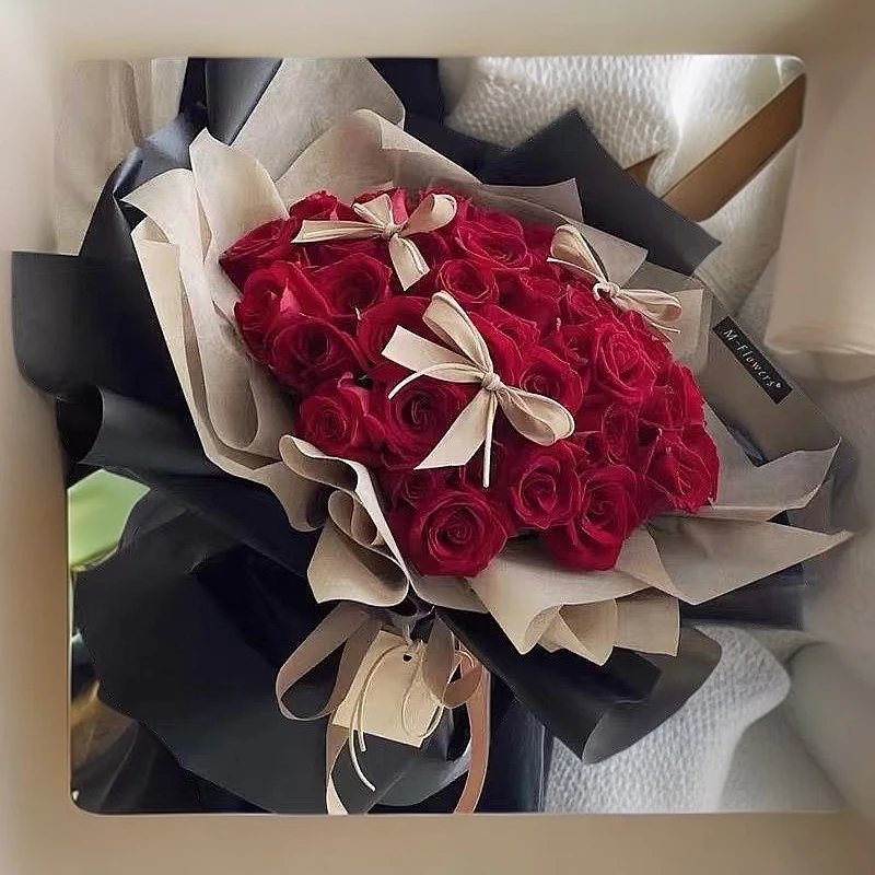 玫瑰花束鲜花速递附近全国同城配送情人节生日送爱人朋友