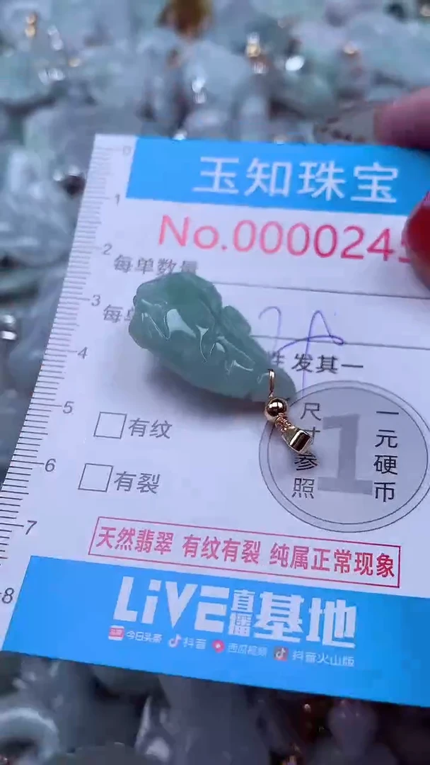 吊坠(不含链)未镶嵌翡翠245